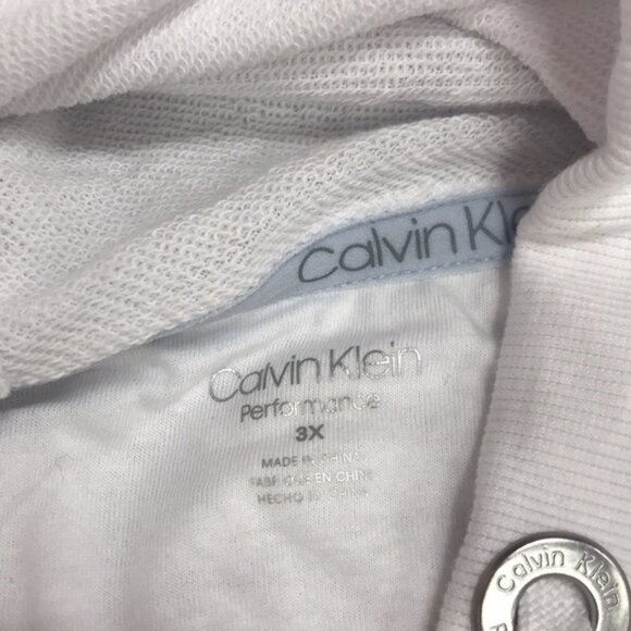 Calvin Klein Perform. Ombre-Stripe Hoodie Dress - Picture 6 of 9